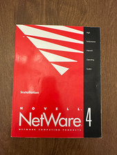 Novell Netware 4 Installation Network Computing Products Vintage 1994 Manual