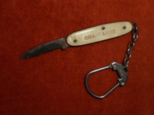 Porte-clés key ring petit canif " CHAMPAGNE JEANMAIRE " 40 mm long ( fermé )