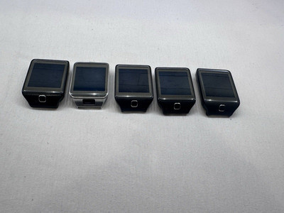 Lot of 5 Samsung Watch Gear 2 and Gear neo 2 SmartWatch front camera ''For Parts''