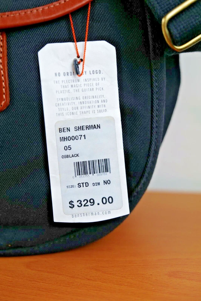 Ben Sherman Bolso Mensajero (Plectro) CARTERO CARTERO NEGRO $329.00 Foto 2 de 4