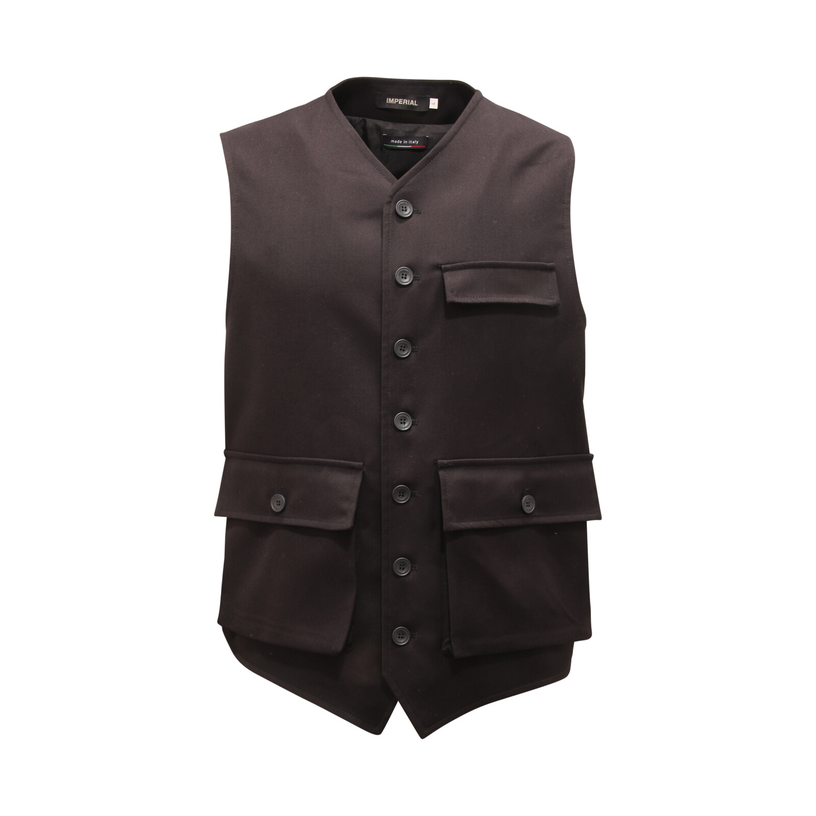 7138AZ МУЖСКОЙ ЖИЛЕТ UOMO IMPERIAL ЧЕРНЫЙ 14490₽