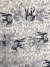 Lightweight Infinity Scarf Elephant Ivory Black by Kimberly C.