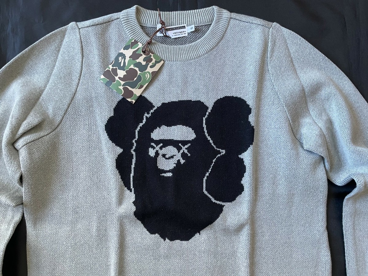 Bape x KAWS 1st collaboration vintage sweater A Bathing Ape Bape x KAWS 1st collaboration vintage sweater A Bathing Ape