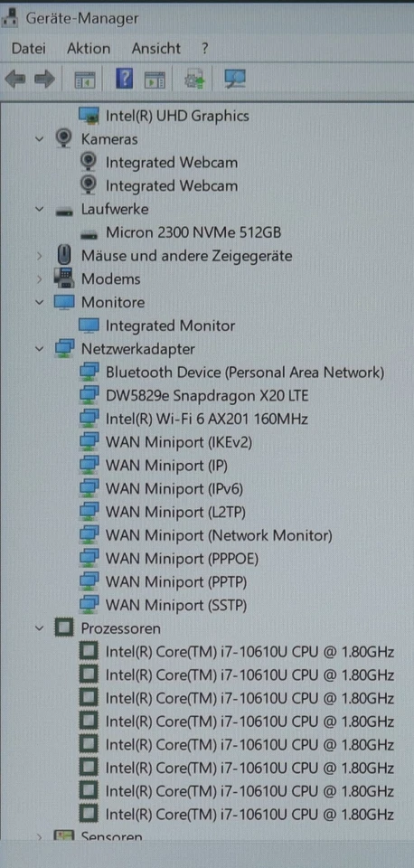 Dell Latitude 7410 · i7-10610U · 32GB · 512GB, Foto 3 von 5