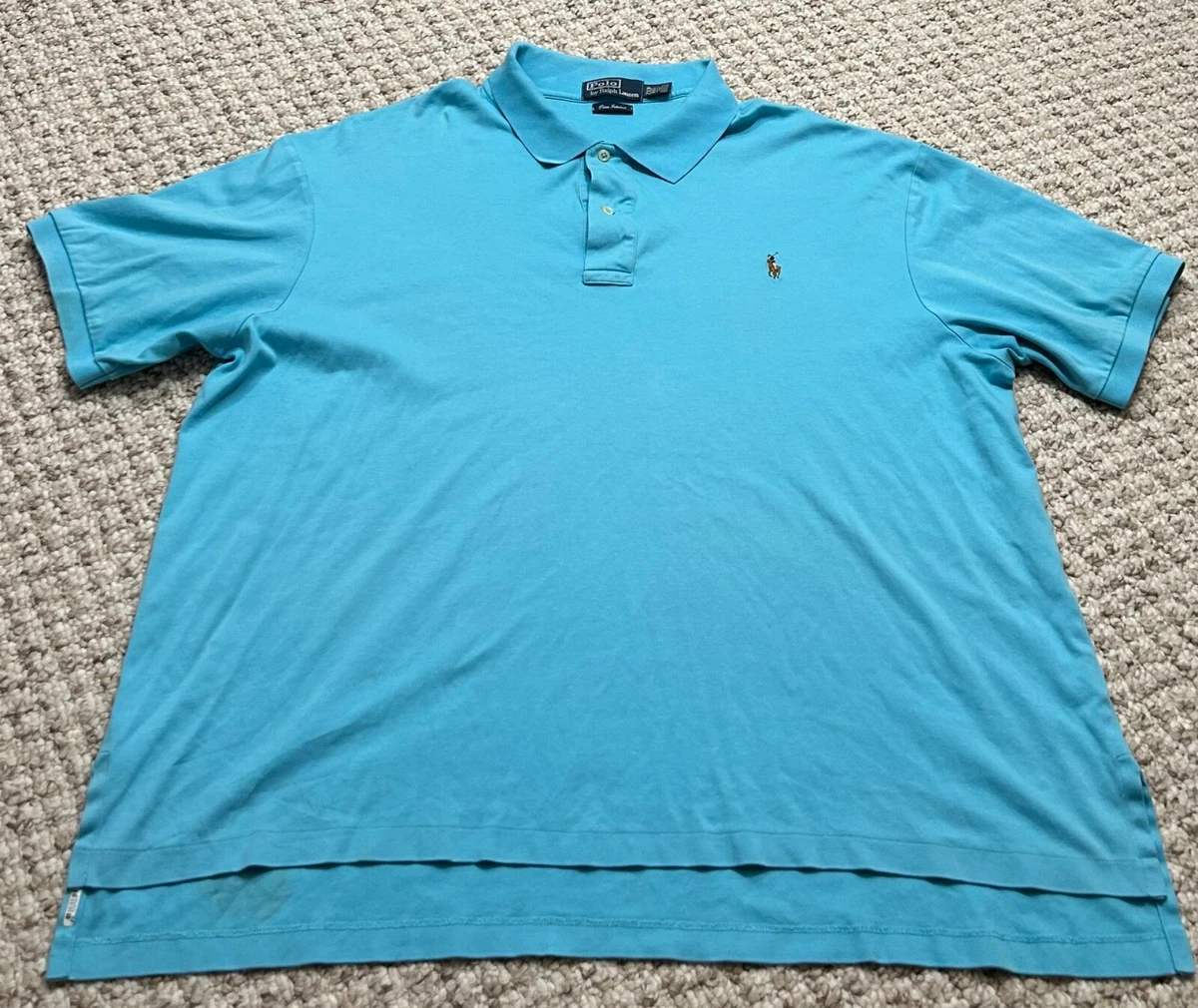 Polo Ralph Lauren Men s Classic Fit Pima Interlock Polo Shirt Aqua