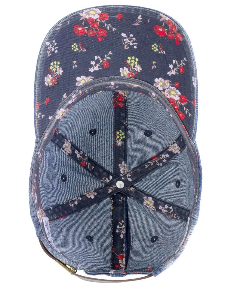 Gorra vaquera para mujer con monograma personalizado Foto 2 de 4