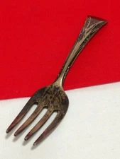 Vintage PAT. 1938 GORHAM Greenbrier Sterling Silver Baby 4.25" FORK 20.5 GRAMS