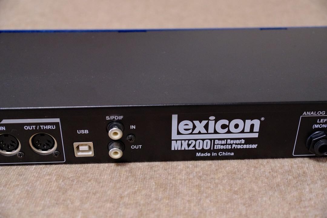 Lexicon MX200 Dual Reverb Effects Processor Tested Working Lexicon MX200 Dual Reverb Effects Processor Tested Working