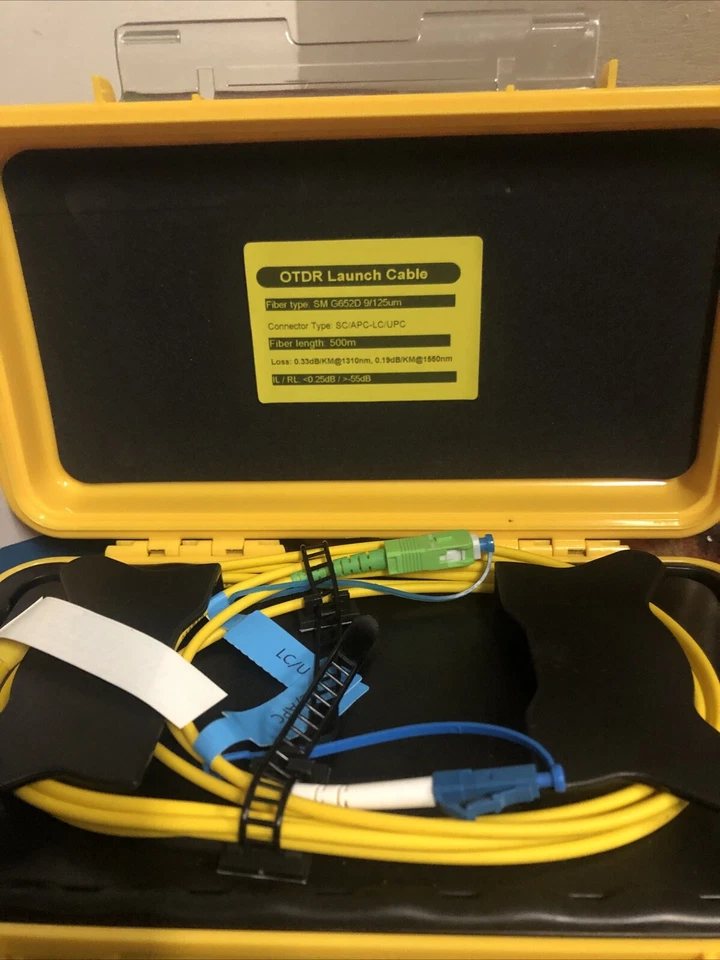 Etayson Fiber OTDR Launch Cable Box 500m  SC/APC-LC/UPC SM G652D 9/125um - Image 3 of 4
