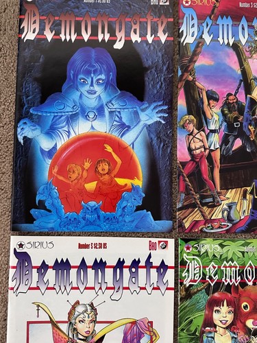 Collectible Barry Blair DEMONGATE set #1, #3- #10 SIRIUS 1996 1997 comics - Picture 2 of 20