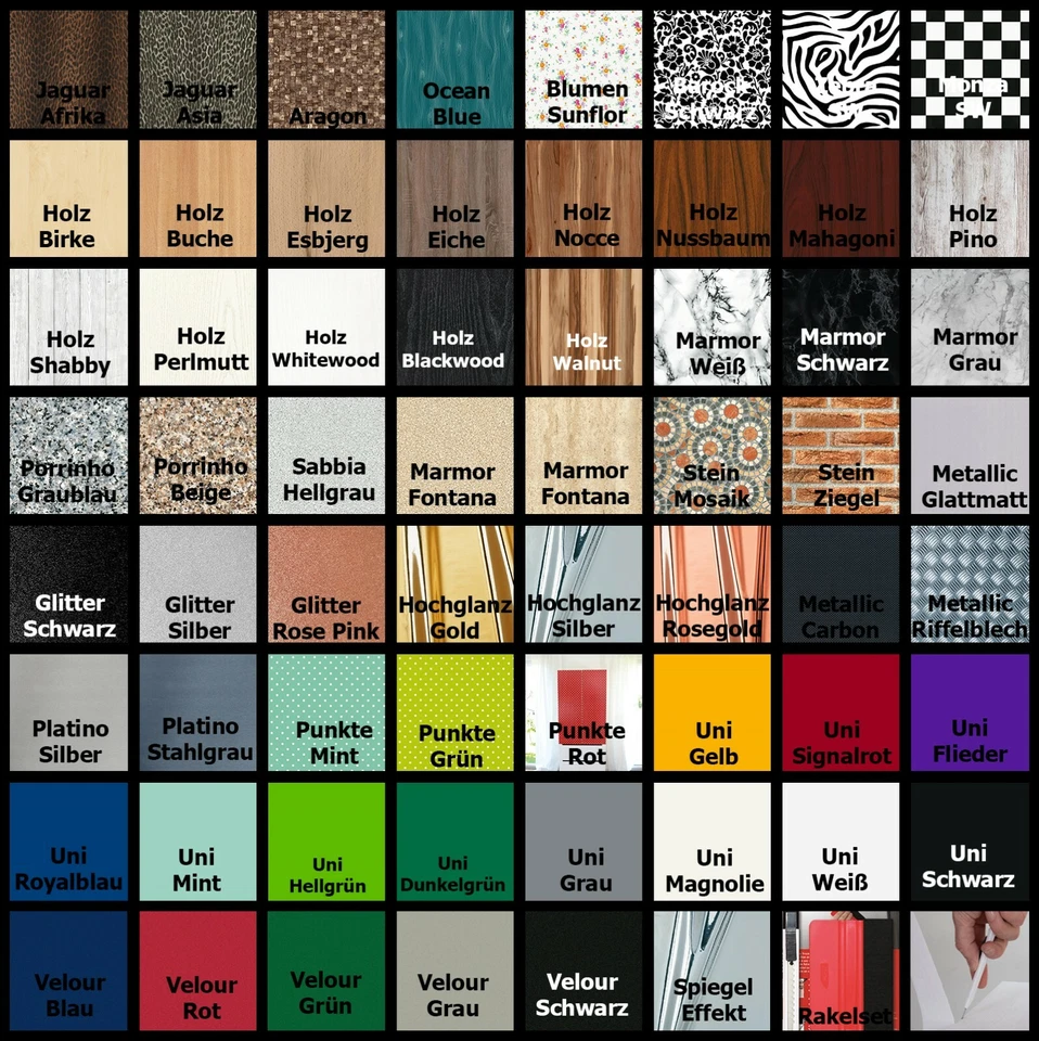 d-c-fix Klebefolien Selbsklebefolie Schutz Muster Größe wählbar UNI Muster - Bild 2 von 4