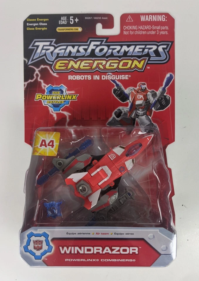 Hasbro Transformers Energon Windrazor Action Figure A4 Sealed Superion Maxiumus - Image 2 of 2