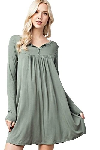 Cambio de bambú vestidos Casual para Mujeres