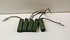  5 NEW OLD STOCK HELWIG 1.25"X.375"X.375" RELIANCE CARBON BRUSHES 13-373721