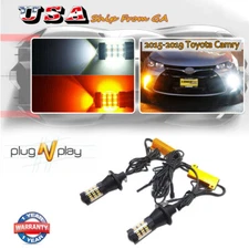 Switchback LED Bulbs For 2015-2020 Toyota Camry Turn Signal Light DRL Conversion