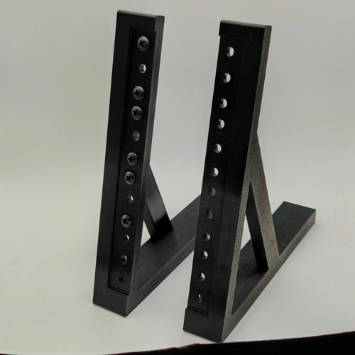 3D Printed 4U Studio Equipment Rack DJ Audio Network IT Desk Top Table Stand 4"