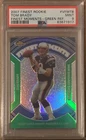 2007 Topps Finest Rookie Finest Moments Tom Brady Green Refractor /199 PSA 9 SP