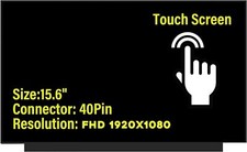 New LCD Touch Screen for HP Pavilion 15-CS 15T-CS 15.6" FHD 40Pins L25333-001 A 