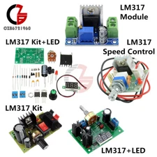 LM317  Step down Buck Power Supply Module Speed Control Adjust Regulator Kit LED