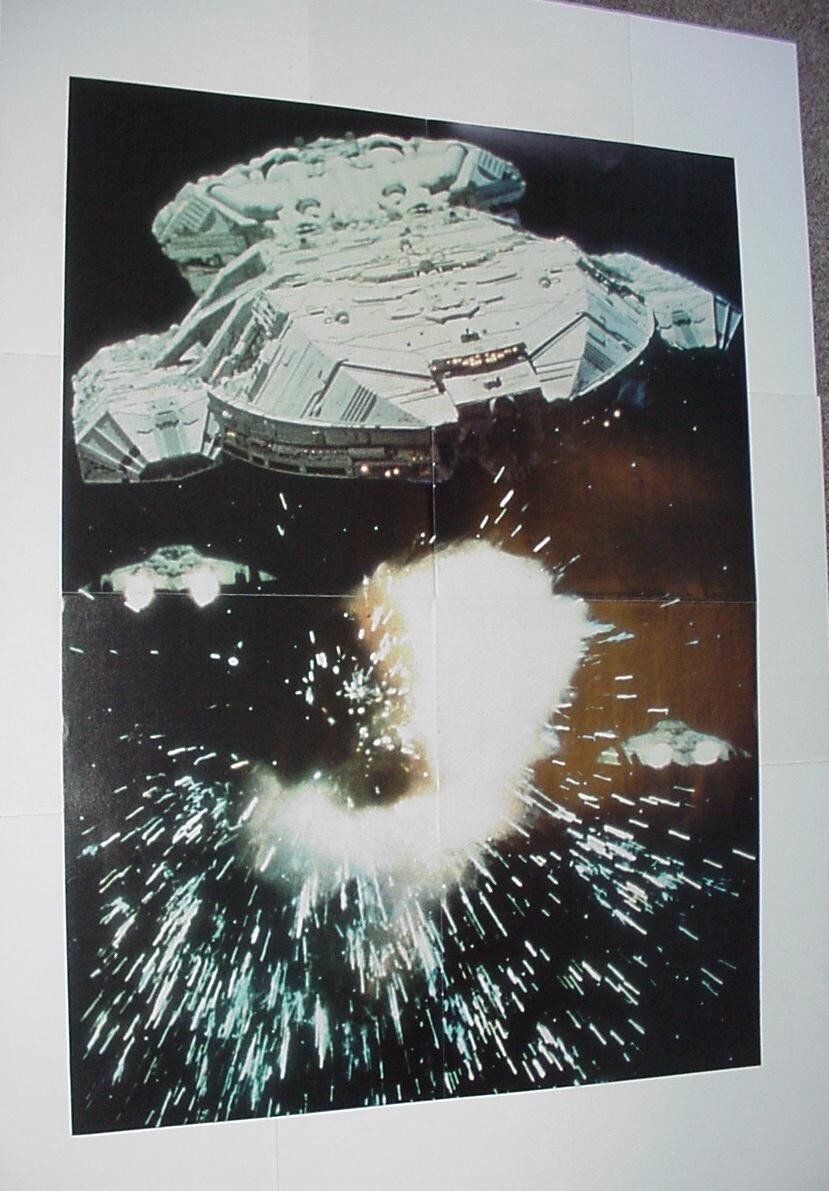 Battlestar Galactica Poster Cylons Battle 1978 Peacock TV