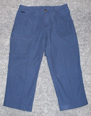 OUTDOOR RESEARCH RIP TIDE CAPRIS 21'' Ins Hiking Travel Blue sz 6 Capri Pants