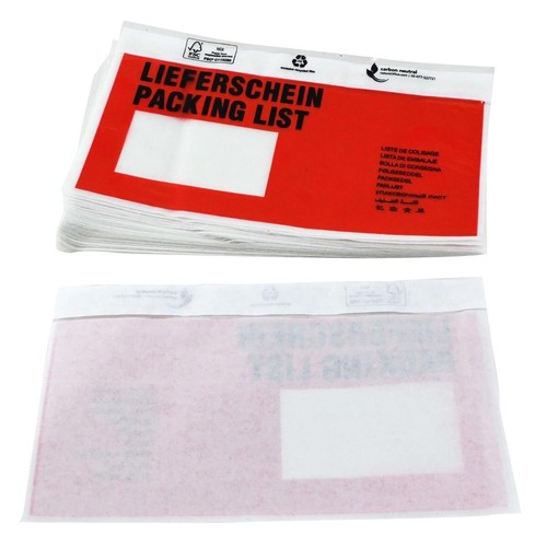 Delivery note bag/film bag DIN long accompanying paper bags self-adhesive - Picture 5 of 6