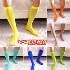 Mens Knee High Socks Calf Socks Long Tube Socks Foot Socks Hosiery Stretchy US  