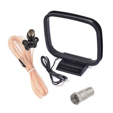 Antena FM i pętla AM 2 bare przewód do odbiornika stereo Yamaha Pioneer Denon