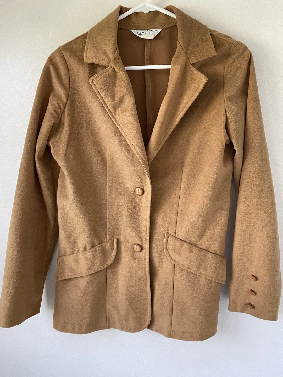 Tan velvet blazer cheap