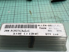 allen bradley resistor JAN RCR07G360JS 36 Ohms (100 PCs)