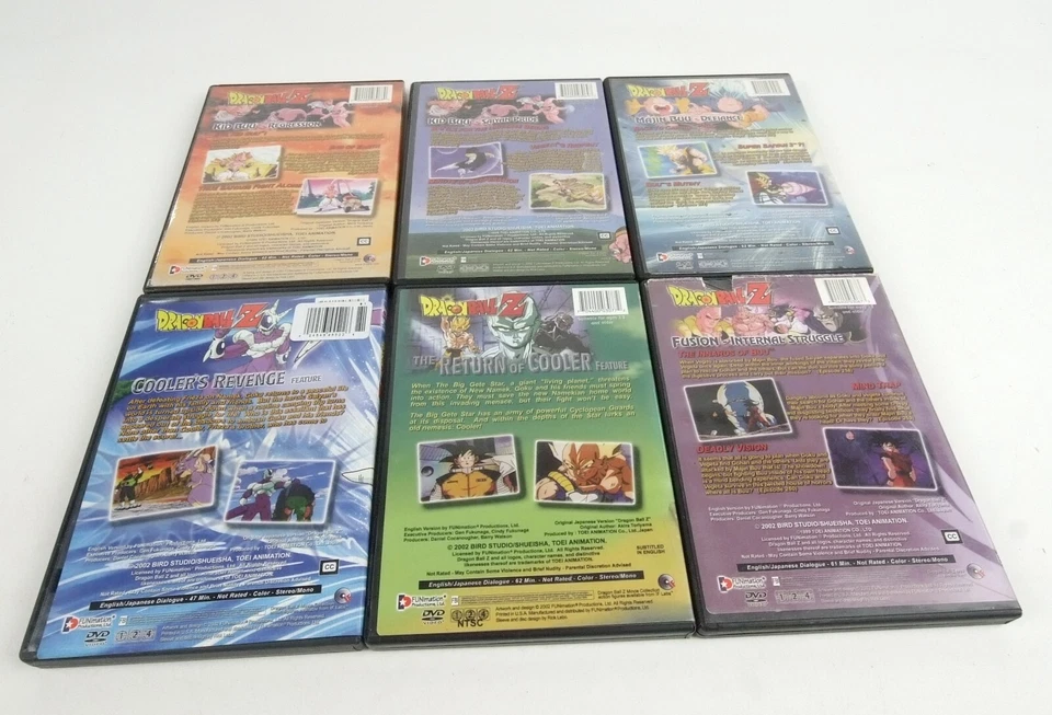 Dragon Ball Z: 6 Movies Lot-Cooler, Kid Buu, Majin Buu. Tested and Working. - Image 3 of 4