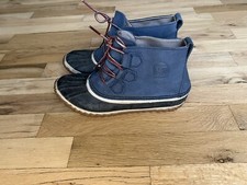 SOREL Out N About Women's Blue / Black Waterproof Ankle Boots Size: 6.5 2339