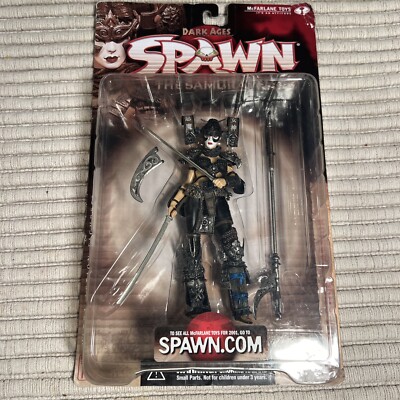 McFarlane Toys Spawn Dark Ages Samurai Wars LOTUS ANGEL WARRIOR Damaged Package