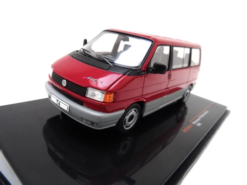 + VOLKSWAGEN VW T4 Multivan Modellauto ALLSTAR rot 1:43 IXO CLC555N.22 - Bild 2 von 4