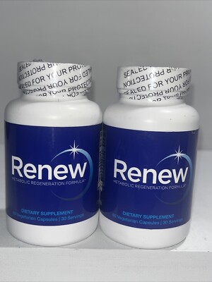 2 Sealer Renew Metabolic Supplement 60 Caps Each