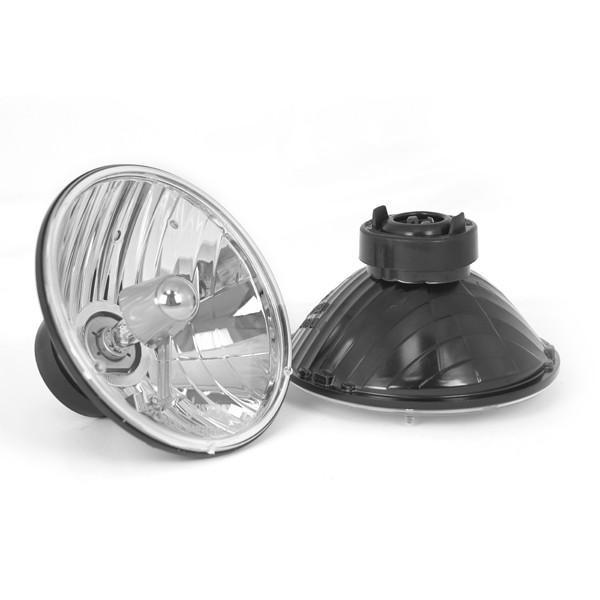 Phares ronds Crystal H2 à haute luminosité pour Jeep CJ et Wrangler TJ