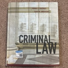 Criminal Law (13th edition)  by Thomas J. Gar...