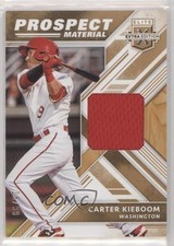 2018 Panini Elite Extra Edition Prospect Materials Gold 16/99 Carter Kieboom 0s3