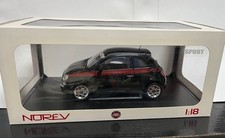 1 18 Norev Fiat 500 Sport Black Used Good Condition