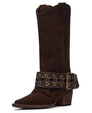 Steve Madden Women's Ashwood Fashion Boot, Brown Suede, 8
