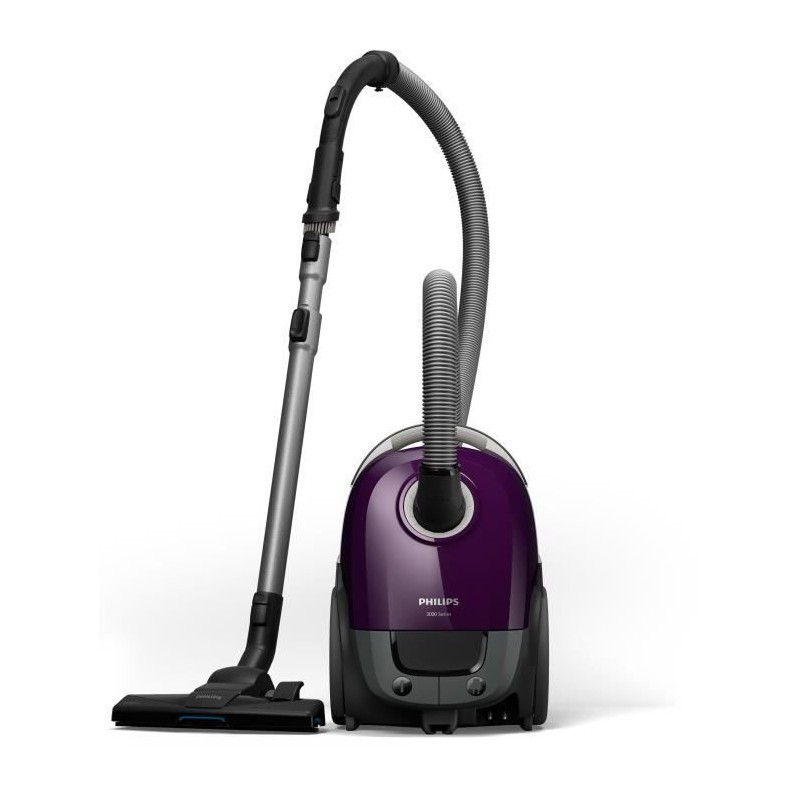 Aspirateur traîneau puissant Philips XD3100/06 violet silencieux 79 dB