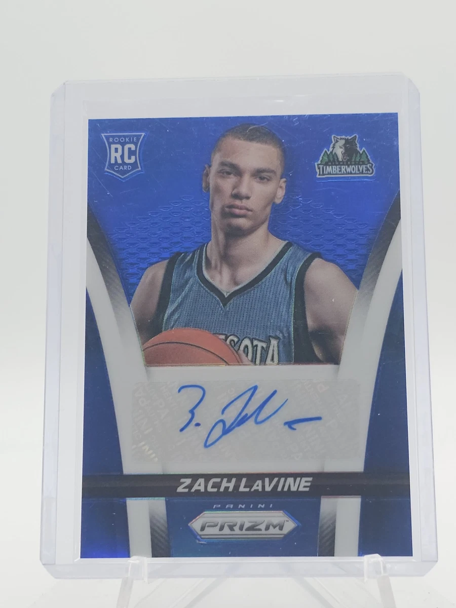 Zach LaVine Sports Trading Card Singles Autographed Basketball for