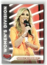 2021 Topps Women's Division WWE Roster #R-14 Sarah Schreiber RAW Wrestling Card