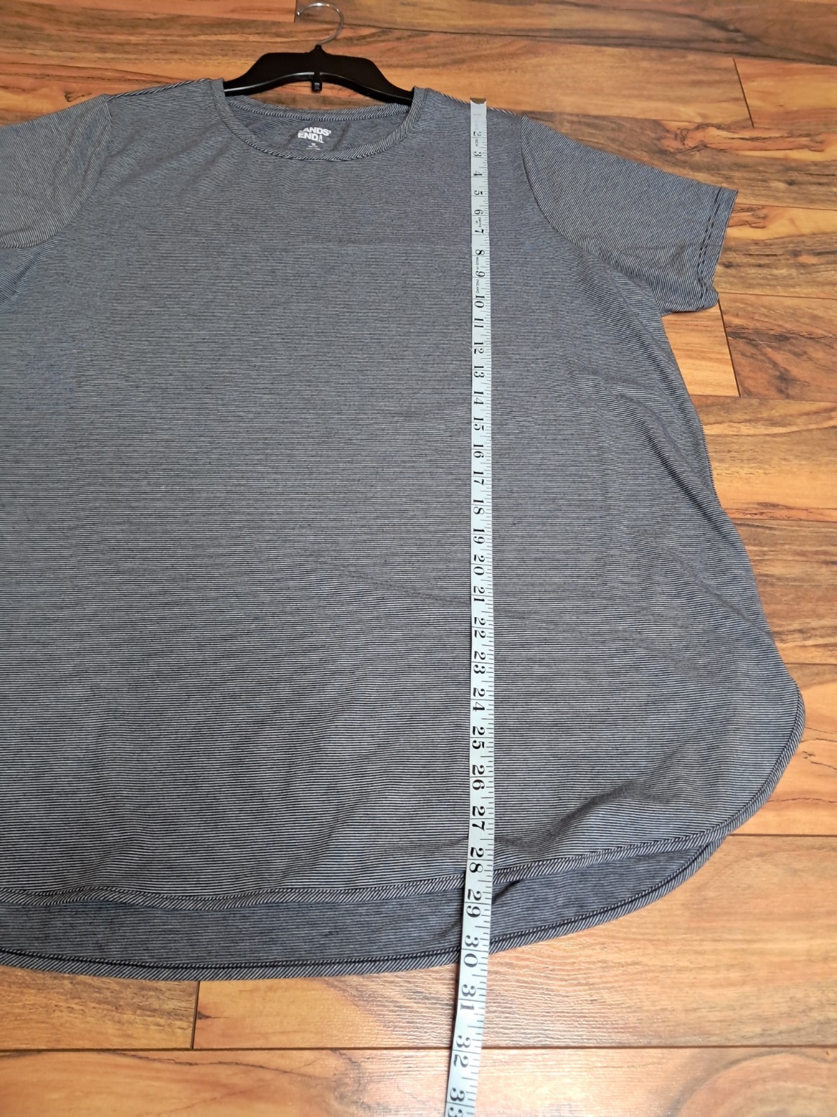 Lands End Womens Short Sleeve Basic Tee Round Hem… - image 9