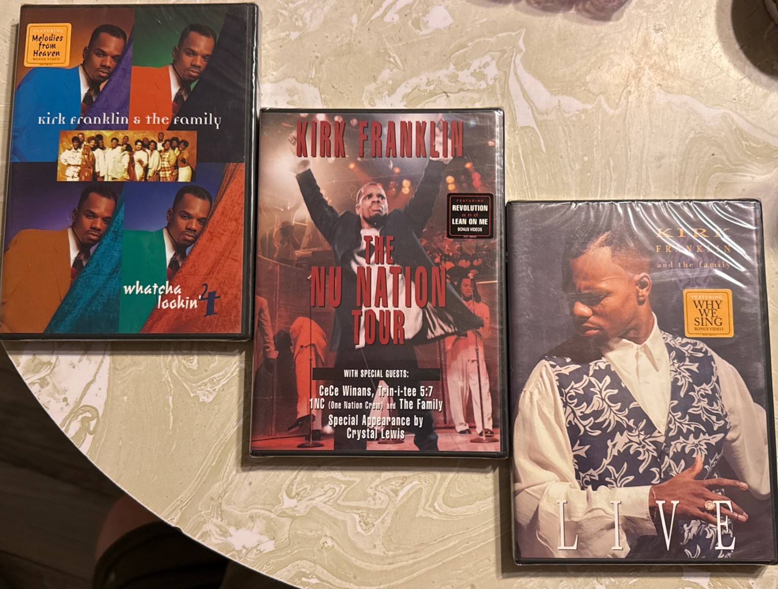 3 Kirk Franklin & The Family NEW DVD’s Live, Nu Nation Tour & Watcha ...