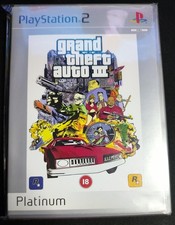 grand theft auto 3 III Sony PlayStation 2, 2001 Platinum Spiel PS2 mit Anleitung