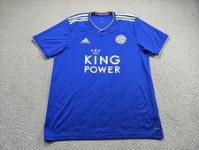 Adidas Leicester City 2018-19 Home Jersey Men’s Large L Soccer Shirt DM3413 Blue