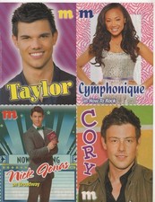 Taylor Lautner Cory Monteith Nick Jonas pinup Lilly Collins Debby Ryan photo pix