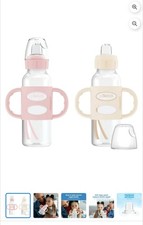 Dr Brown's Milestones Narrow Sippy Spout Bottle with Handles 2 pack