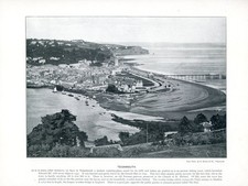 TEIGNMOUTH.  A Victorian Print.  DEVON